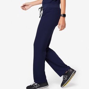 Figs Navy Livingston- Small Tall Basic Scrub Pants